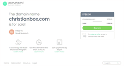 Desktop Screenshot of christianbox.com